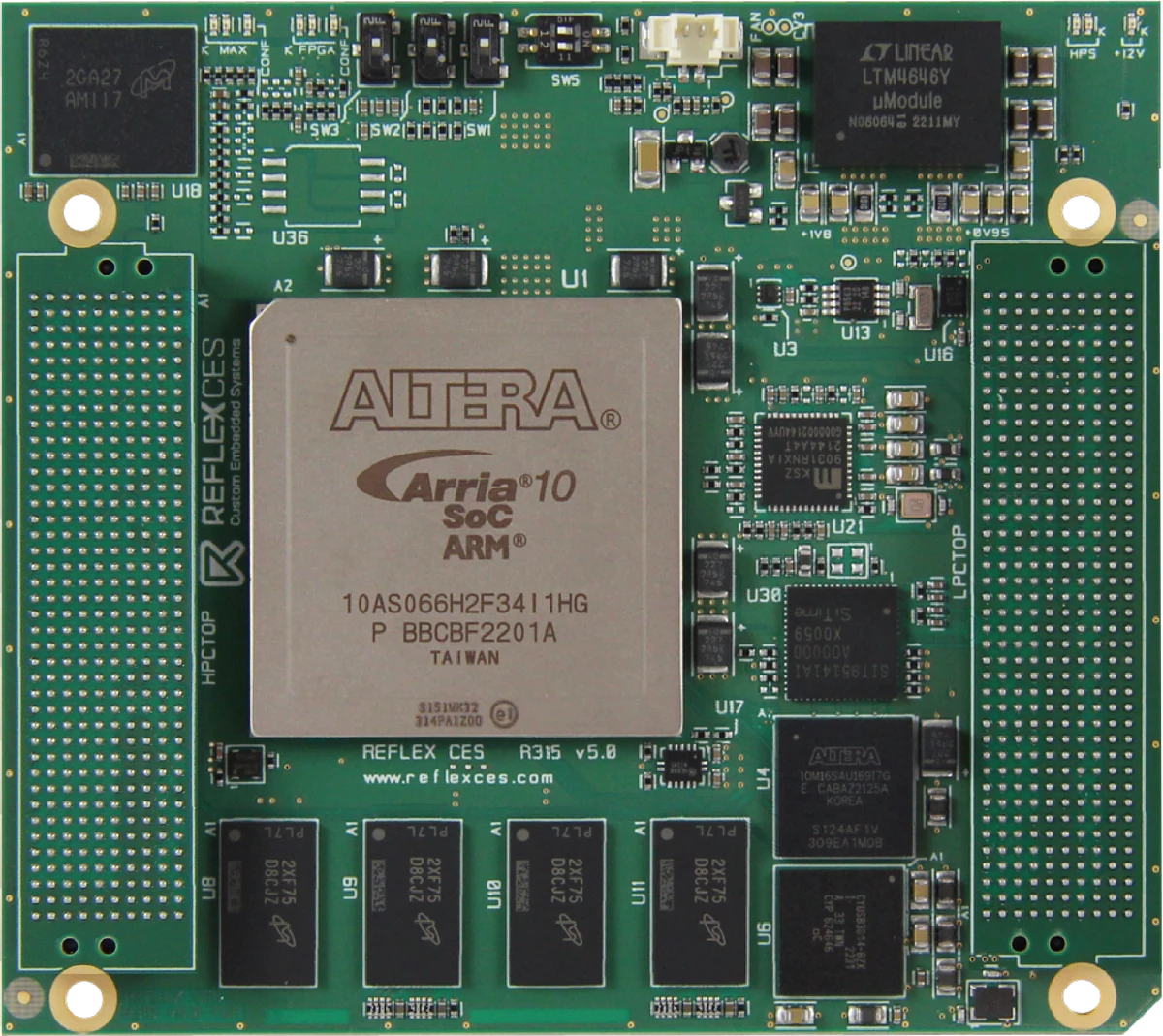 Achilles Arria 10 SoC SoM